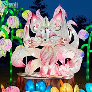 Custom LED Fox Lanterns for Theme Parks & Events