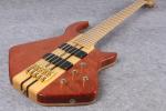5 strings butterfly electric bass guitar Alien spider bass in neck thru body