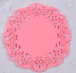 promotional embossed 3D soft PVC coaster china factory supply