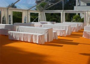 China Restaurant Tent With Large Canopies, Clear Outdoor Event Tents With Transparent PVC Roof factory