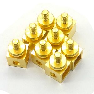 Micro Machining CNC Brass Parts Anodized Brass Precision Turned Components