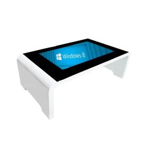 China 43 Inch LCD Smart Touch Screen Coffee Table Interactive 350 Nits Brightness factory