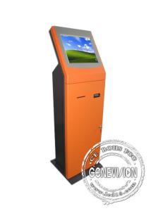 China LCD touchscreen kiosk 19'' , interactive free standing kiosk on sale