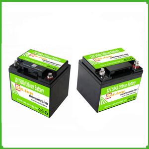 China 50Ah Street Light Lithium Ion Lifepo4 12V 50AH 20AH Phosphate Solar Battery factory