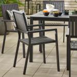 Villa Patio Dining Set AJUNION 8 Seat Outdoor Table and Chairs with Aluminum