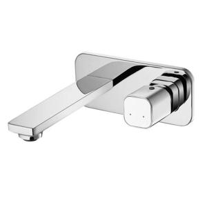 China Wall Hung Faucets Brass Washroom Bathroom Knob Hot Cold Water Mixers Tap Built-in Lavatory factory