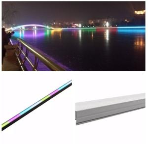 China IP66 Waterproof RGBW linear strip light LED DMX512 Control SMD5050 factory