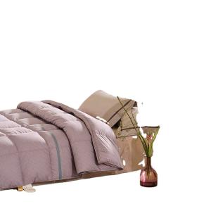 China Materials Antibacterial Australian Wool Quilt Core Bedding Set with Solid Pattern factory