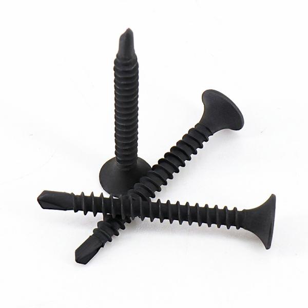 China DIN18182 Standard Heavy-Duty Carbon Steel Bugle Head Phillips Cross Self-Drilling Screws factory