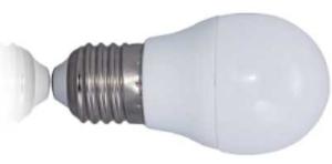 China led candle 5.5w candle bulb global 5.6w plastic cover aluminum small watt indoor E14 E27 saving energy Eu asia lamp factory