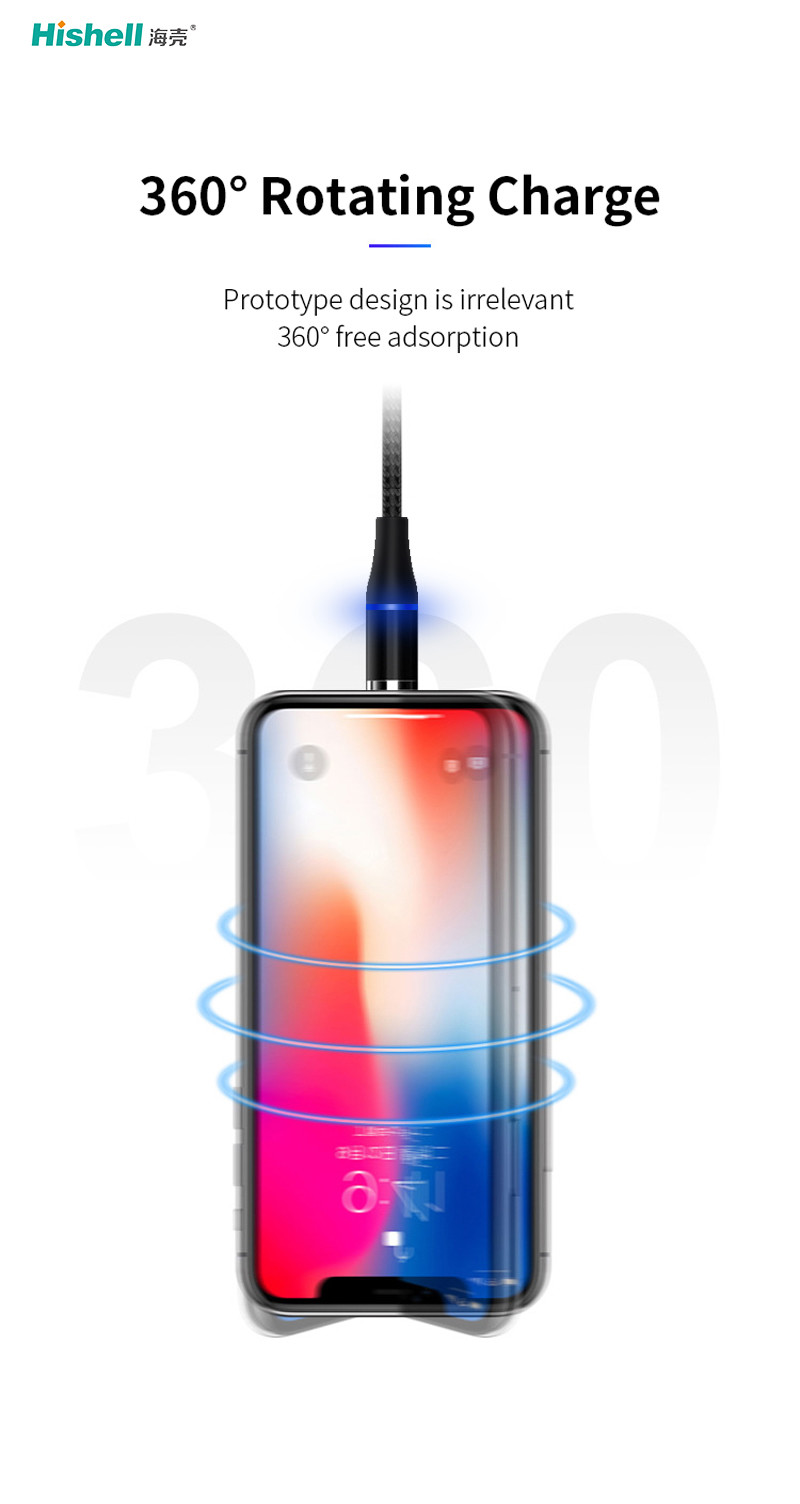 Antiwear Magnetic Charging Cords