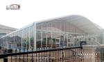 TFS Curve Marquee Dome Shape Outdoor Exhibition Tents For Wedding / Restaurant /