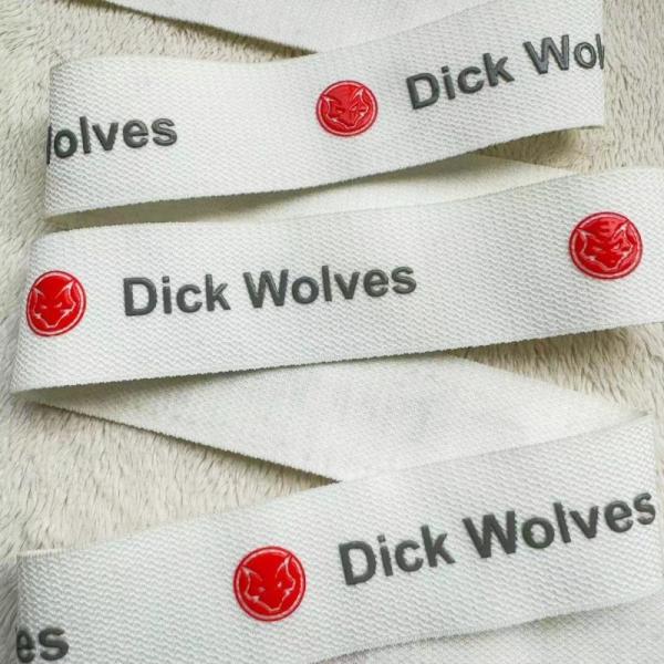 China Waistband Printed Silicone Elastic Tape Silicone  0.7mm Thickness factory