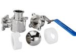 Handle / Pneumatic Stainless Steel Valves High Strength Precise Dimension