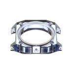 Polished 42mm Blue Sapphire Watch Case For Custoized Movement