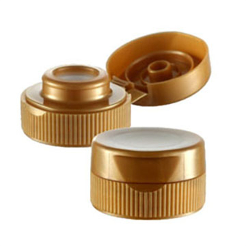 28410 Flip Top Cap with Big Output with Silicone for Honey Bottle