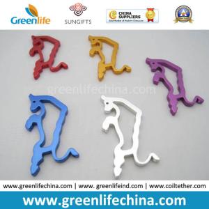 China Custom Design Cow Shape Metal Bottle Opener Keychain Best Promotional Products factory