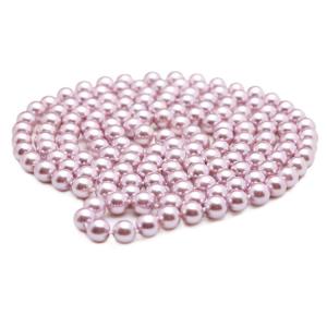 China Luxury Purple Round 8mm Shell Pearl Sweater Necklace 55 Inches (N08633) factory