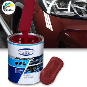 China Auto Body 1K Basecoat Red Colors Crystal Coating Automotive Spray Auto Base Car Paint factory
