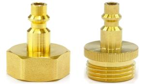 China CNC 3/4in NPT Brass Blow Out Plug For Air Compressor factory