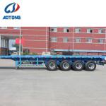 ISO9001 Certified 40ft 3-Axle Flatbed/Skeletal Container Trailer for Container