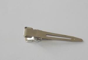 China Fashion metal single prong alligator hair clip factory
