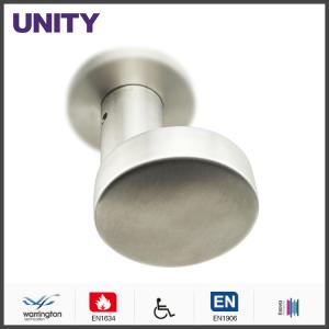 China Stainless Steel Fire Door Lever Handle EN1906 and EN1634 Satin Finish factory