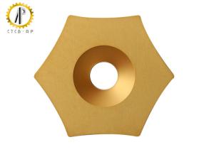 China 6 Sided Hexagonal OD Outside Pipe And Tube Scarfing Tools DET Inserts factory