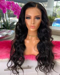 China Loose Wave 360 Lace Frontal Wig Peruvian Untreated Pre Plucked Cuticle Aligned factory