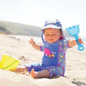 China Lively Boys Swimwear Sets Blue Split Outdoor Short Sleeve Boy Swimsuit factory