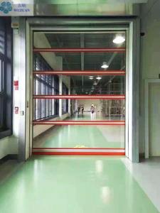 China Industry Fast Rolling Automatic Operated PVC High Speed Rapid Lift Roller Shutter Door factory