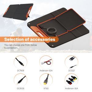 China 120W Portable Folding Solar Panels with 3 Year Warranty and 6A Output for Camping and RV factory