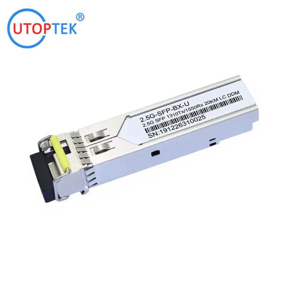 2.5Gb/s SFP Bidi LC 60km 1310/1550nm optical fiber Transceiver Module DDM for