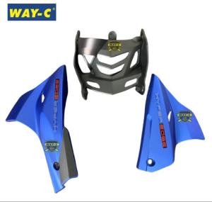 China N5228750 Multicolor Motorcycle Plastic Parts Engine Guard Set For TVS APACHE RTR factory