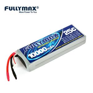 China 4s Lipo Battery 10000mah 14.8V 25C Discharge Environmental Monitoring Photography factory