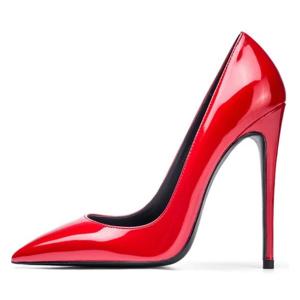 China Anti Slippery 12cm Women'S Stilettos Shoes JBPU0502 Red / Black factory