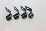spring clip, spring steel clip, metal clips with black painting factory from