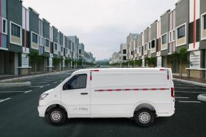 China 2 Seats Electric Cargo Van New Energy Van Cars Electric Minivan Business EV factory
