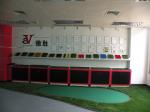Indoor Outdoor Playground Hockey Fake Plastic Grass , Artificial Sports Turf