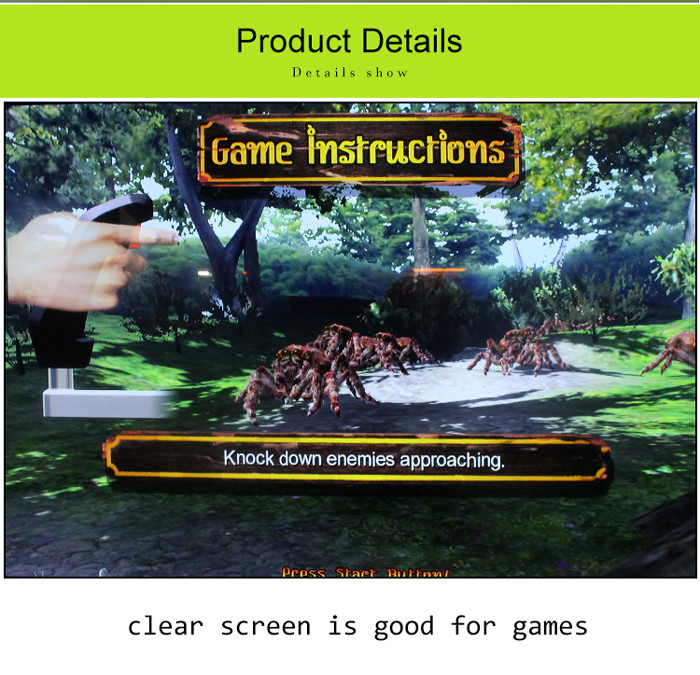 Recreation Simulator Shooting Arcade Machines With Cabinet Fashion Design