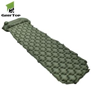 China Geertop Eco Nylon 195x60cm Inflatable Sleeping Bag factory