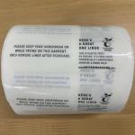 Round Printed Barcode Labels Biodegradable Food Packaging Label Roll