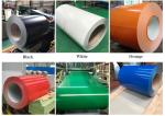 0.2 - 1.2mm Coating Thickness Colored Steel Sheet Coil 300 - 450Mpa Tensile