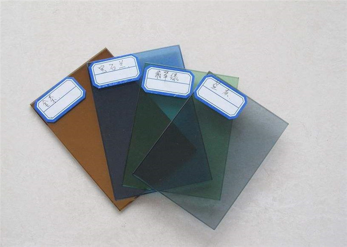 Heat Resistant Reflective Float Glass Stable Chemical Stability For Commercial Buildings