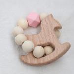 Jewelry Crochet Teething Ring Personalised Organic Wooden Teethers