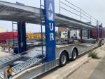 CIMC Factory Direct Stainless Steel 2/3 Axle 8-9 Land Road Car Trailer Semi