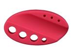 Red Silicone Ink Cup Holder Tattoo Accessories For Permanent Makeup