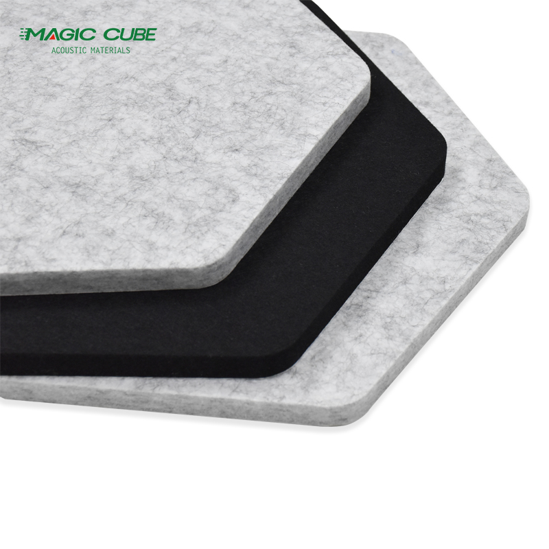 Customizable Sound Absorbing Wall Panels Polyester Fiber For Noise Control