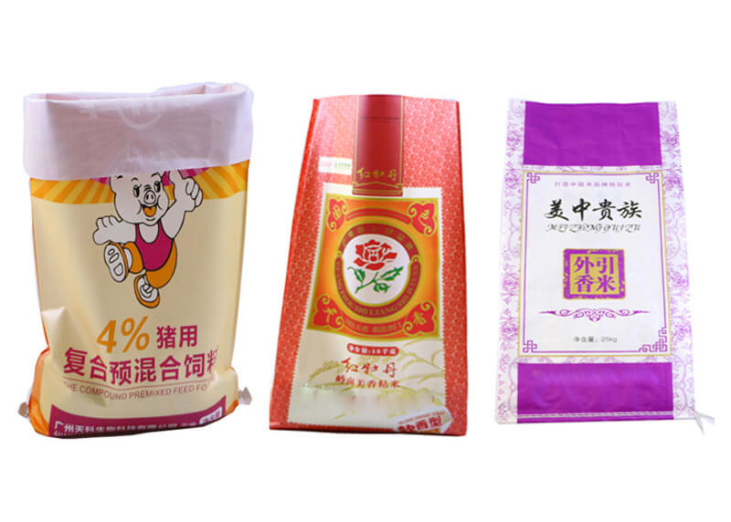 25Kg UV Treated WPP Bags , Bopp 50Kg Rice Sacks With Waterproof