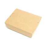 Foldable Fast Food Packing Box Lightweight Eco Friendly Kraft Container